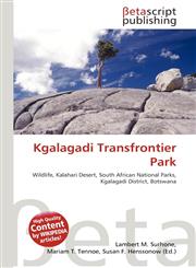 Kgalagadi Transfrontier Park,6133529474,9786133529472