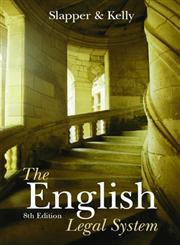 The English Legal System 8th Edition,1845680340,9781845680343