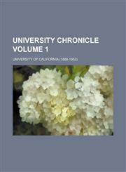 University chronicle Volume 1,1154103714,9781154103717