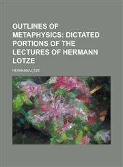 Outlines of metaphysics,1230097503,9781230097503