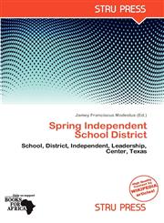 Spring Independent School District,6138927621,9786138927624