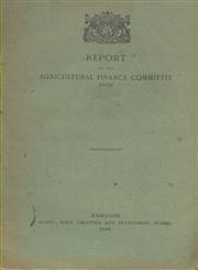 Report of the Agricultural Finance Committee - 1939