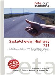 Saskatchewan Highway 721,6134767697,9786134767699