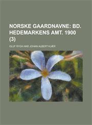 Norske Gaardnavne (3),1153480905,9781153480901