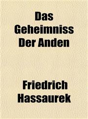 Das Geheimniss Der Anden,1153244578,9781153244572