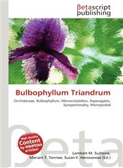 Bulbophyllum Triandrum,6136334356,9786136334356
