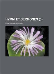 Hymni Et Sermones (3 ),1234618370,9781234618377