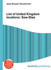 List of United Kingdom Locations Sow-Stao,5513111187,9785513111184
