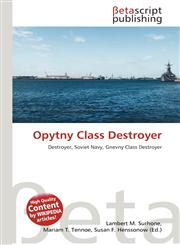 Opytny Class Destroyer,6136000865,9786136000862
