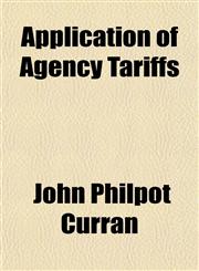 Application of Agency Tariffs,1151895555,9781151895554