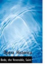 Opera Historica,1110748361,9781110748365