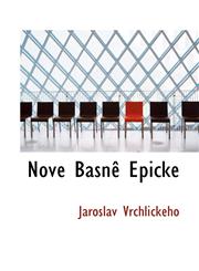 Nové Básnê Epicke,1117812529,9781117812526