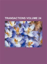 Transactions Volume 24,113061929X,9781130619294