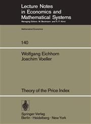Theory of the Price Index Fisher's Test Approach and Generalizations,3540080597,9783540080596