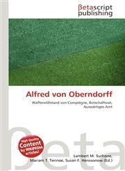 Alfred von Oberndorff,6134879444,9786134879446