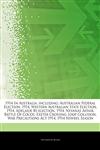 Articles On 1914 In Australia, including Australian Federal Election, 1914, Western Australian State Election, 1914, Adelaide By-election, 1914, Nevanas Affair, Battle Of Cocos, Exeter Crossing Loop Collision, War Precautions Act 1914,1244330892,9781244330894