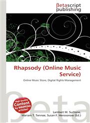 Rhapsody (Online Music Service),6132122427,9786132122421