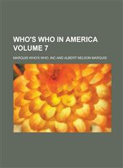 Who's who in America Volume 7,123680564X,9781236805645