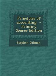 Principles of Accounting - Primary Source Edition,1295882485,9781295882489