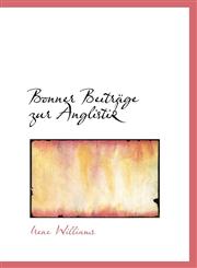 Bonner Beiträge zur Anglistik,1110196970,9781110196975