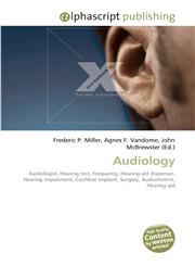 Audiology,613060632X,9786130606329