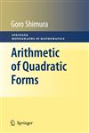 Arithmetic of Quadratic Forms,1461426189,9781461426189