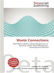 Waste Connections,6135078658,9786135078657