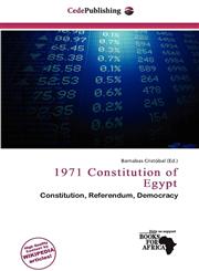 1971 Constitution of Egypt,6139634407,9786139634408