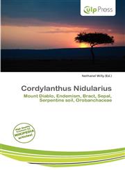 Cordylanthus Nidularius,6200167702,9786200167705