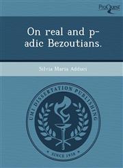On real and p-adic Bezoutians.,1244712213,9781244712218