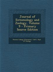 Journal of Entomology and Zoology, Volume 9 - Primary Source Edition,1295139707,9781295139705