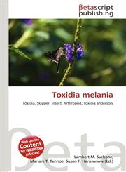 Toxidia melania,613518380X,9786135183801