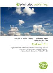 Fokker E.I,6134371106,9786134371100
