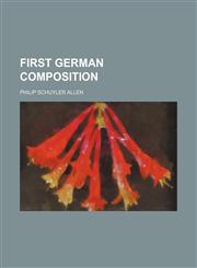 First German composition,1152544853,9781152544857