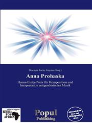 Anna Prohaska,6138566319,9786138566311