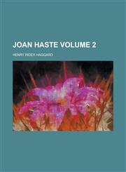 Joan Haste Volume 2,1236850173,9781236850171