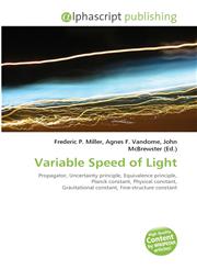 Variable Speed of Light,6130003307,9786130003302