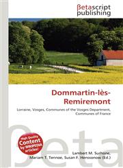 Dommartin-lès-Remiremont,6136108879,9786136108872