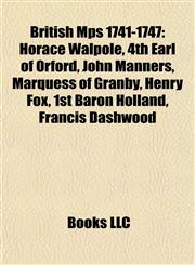 British Mps 1741-1747 John Manners, Marquess of Granby,115532966X,9781155329666