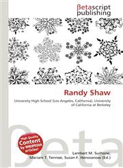 Randy Shaw,6134724386,9786134724388