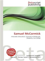Samuel McCormick,6135477293,9786135477290