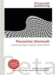 Pausanias (General),6134484202,9786134484206