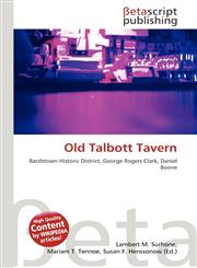 Old Talbott Tavern,6135003127,9786135003123