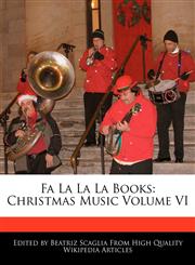 Fa La La La Books Christmas Music Volume VI,1170095925,9781170095928