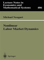 Nonlinear Labor Market Dynamics,3540672796,9783540672791