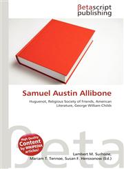 Samuel Austin Allibone,6135354833,9786135354836