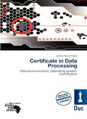Certificate in Data Processing,6201488464,9786201488465