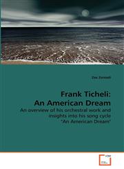 Frank Ticheli An American Dream,3639273877,9783639273878