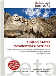 United States Presidential Doctrines,6134862169,9786134862165