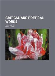 Critical and Poetical Works,123579217X,9781235792175
